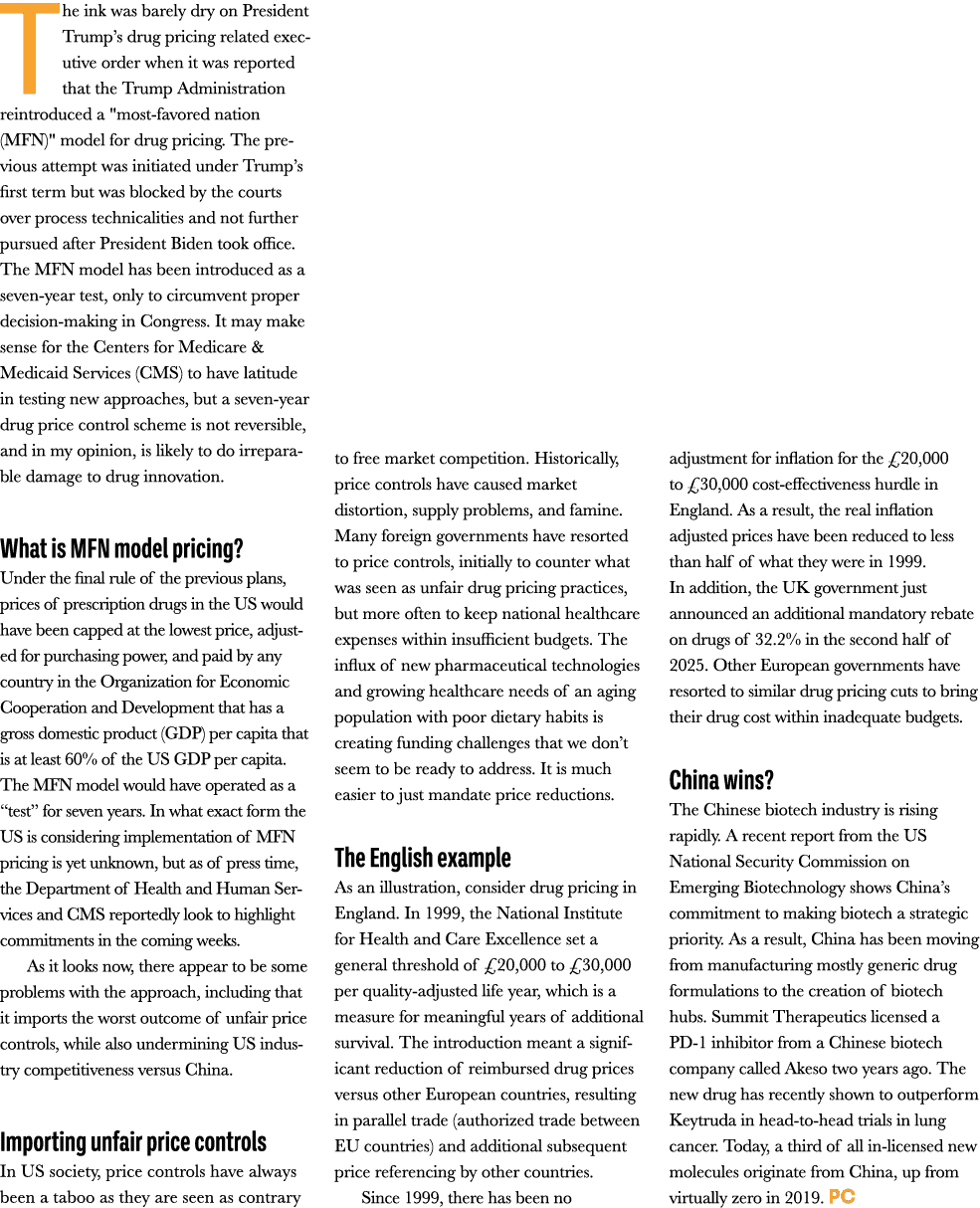 The ink was barely dry on President Trump’s drug pricing related executive order when it was reported that the Trump ...