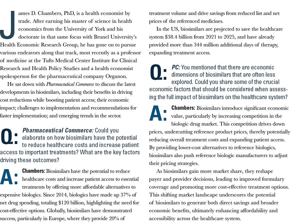James D. Chambers, PhD, is a health economist by trade. After earning his master of science in health economics from ...