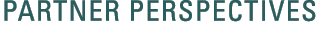 Partner perspectiveS