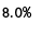 8.0%