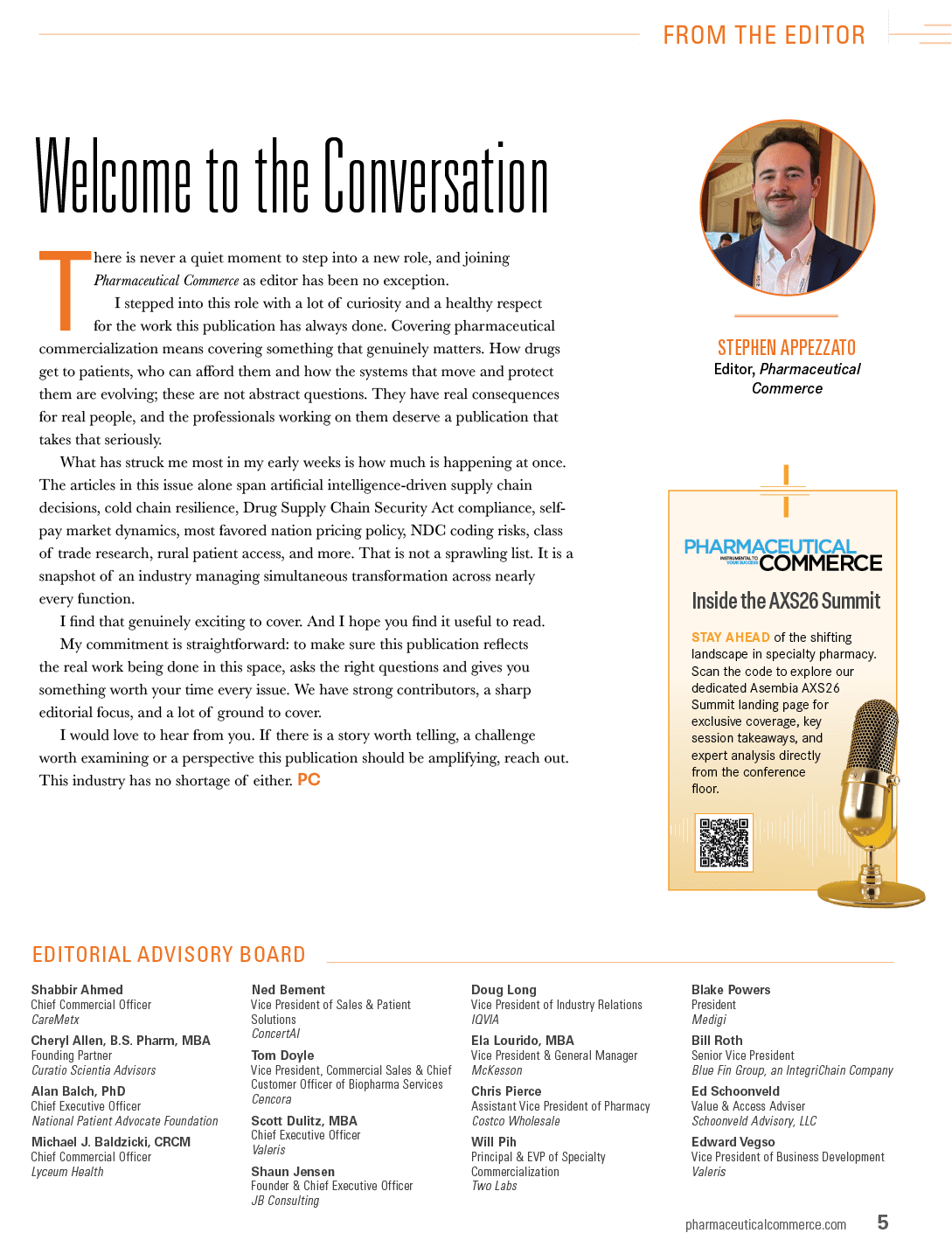 A magazine cover with a man on it. Description generated by AI